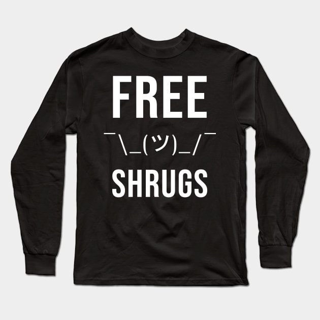 Free Shrugs Long Sleeve T-Shirt by Kaiser